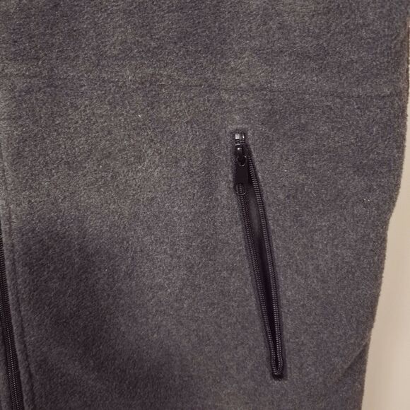 Columbia Fleece Vest Mens M Gray Sleeveless Full Zip Front Pockets Sportswear - Picture 5 of 11